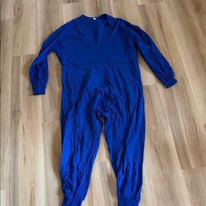 Free People Royal Blue Jumpsuit